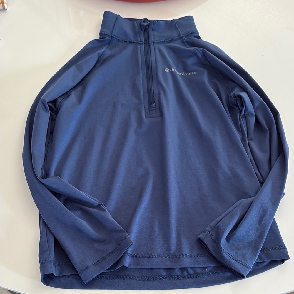 Vineyard Vines Kids Navy Quarter-Zip Jacket 5 yo